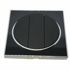The Obsidian Switch — Black Glass, Round, Triple