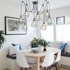The Ashcombe Chandelier — 8-Arm Spider Pendant