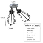 The Chromata Pendant — Twin Arm Cage Fitting