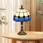 The Hollowmere Table Lamp — Stained Glass