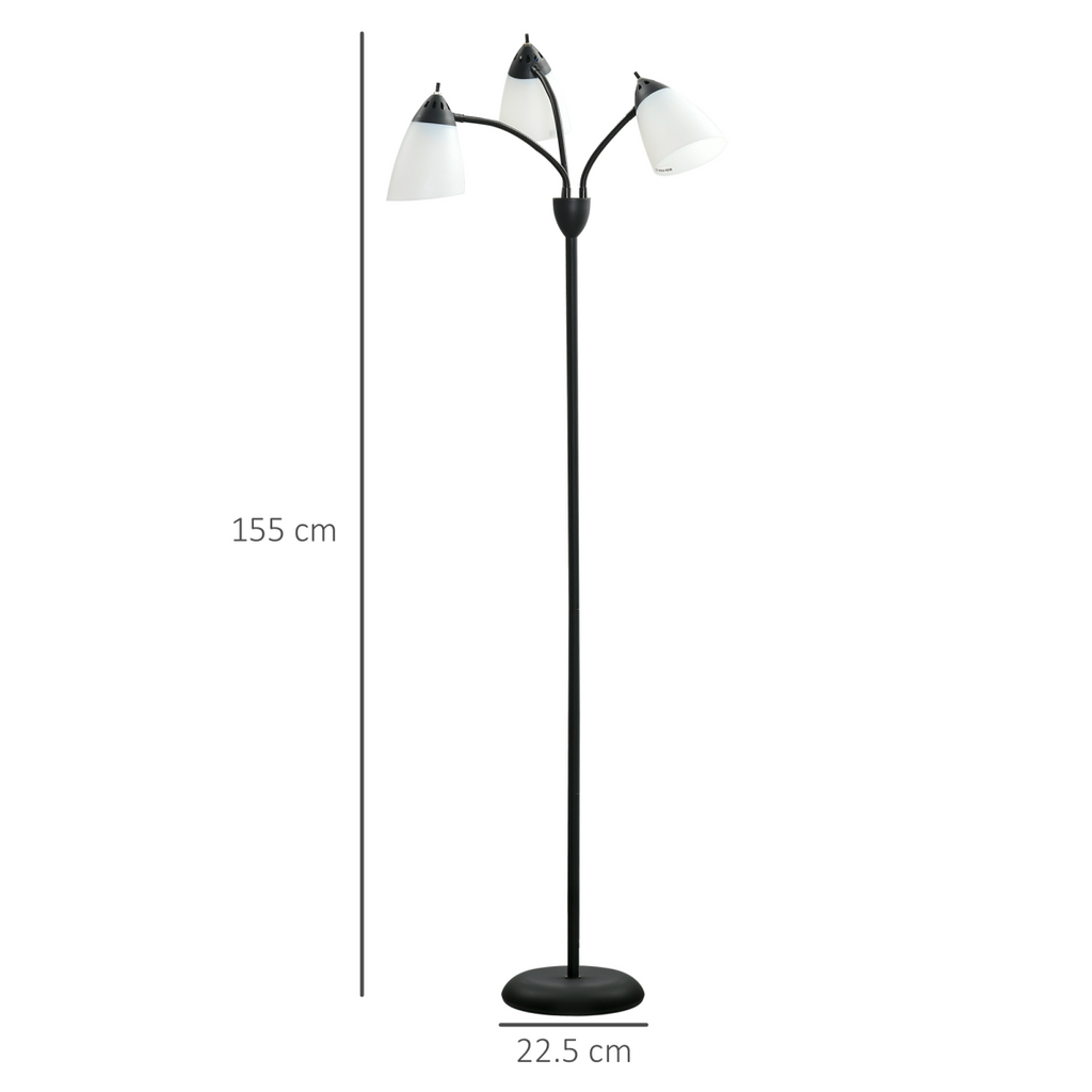 The Harlan Floor Lamp — 3-Arm Tree Standing Lamp