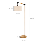 The Winslet Floor Lamp — Rotating Drum Shade Standing Lamp