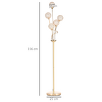 The Aveline Floor Lamp — 5-Light Crystal Bloom Standing Lamp