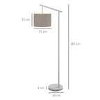 The Winslet Floor Lamp — Rotating Drum Shade Standing Lamp