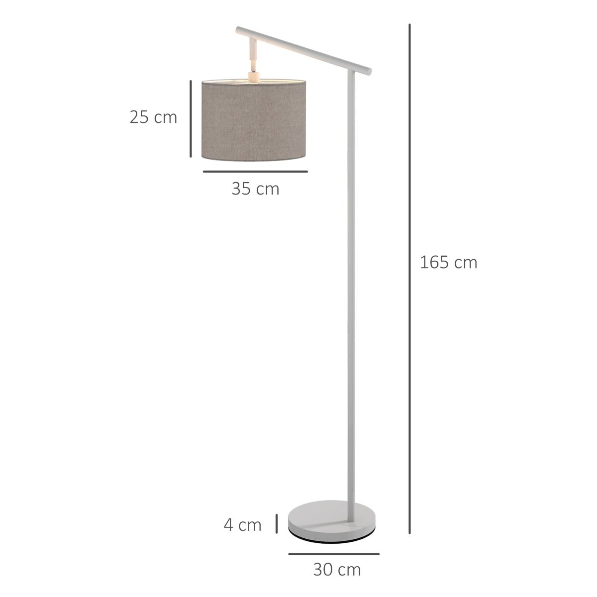 The Winslet Floor Lamp — Rotating Drum Shade Standing Lamp