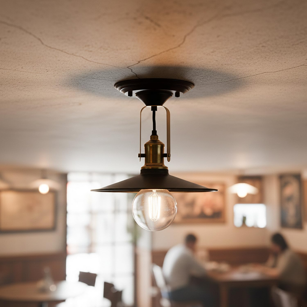 The Bramfield Dual — Flat Shade Wall & Ceiling Light