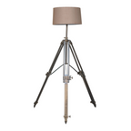 The Voyager Floor Lamp — Chrome Tripod Standing Lamp