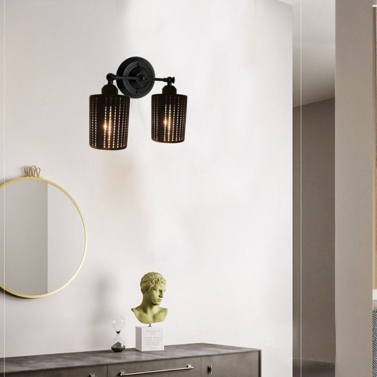 The Kentwold Wall Light — Twin Arm Brass Sconce