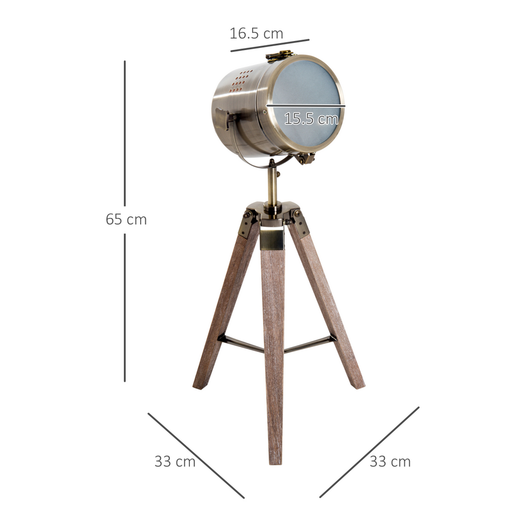 The Beckett Floor Lamp — Vintage Tripod Spotlight Standing Lamp