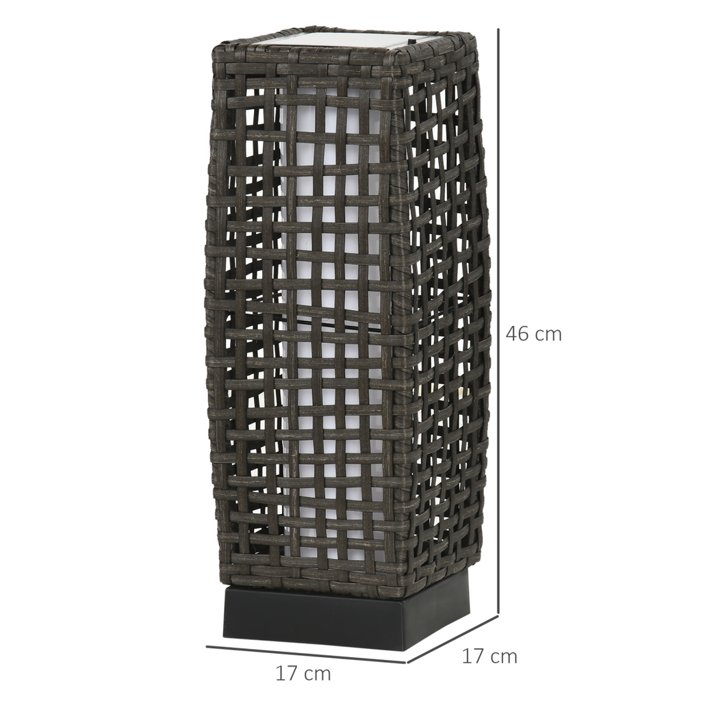 The Wrenholt Lantern — Rattan Solar Garden Light