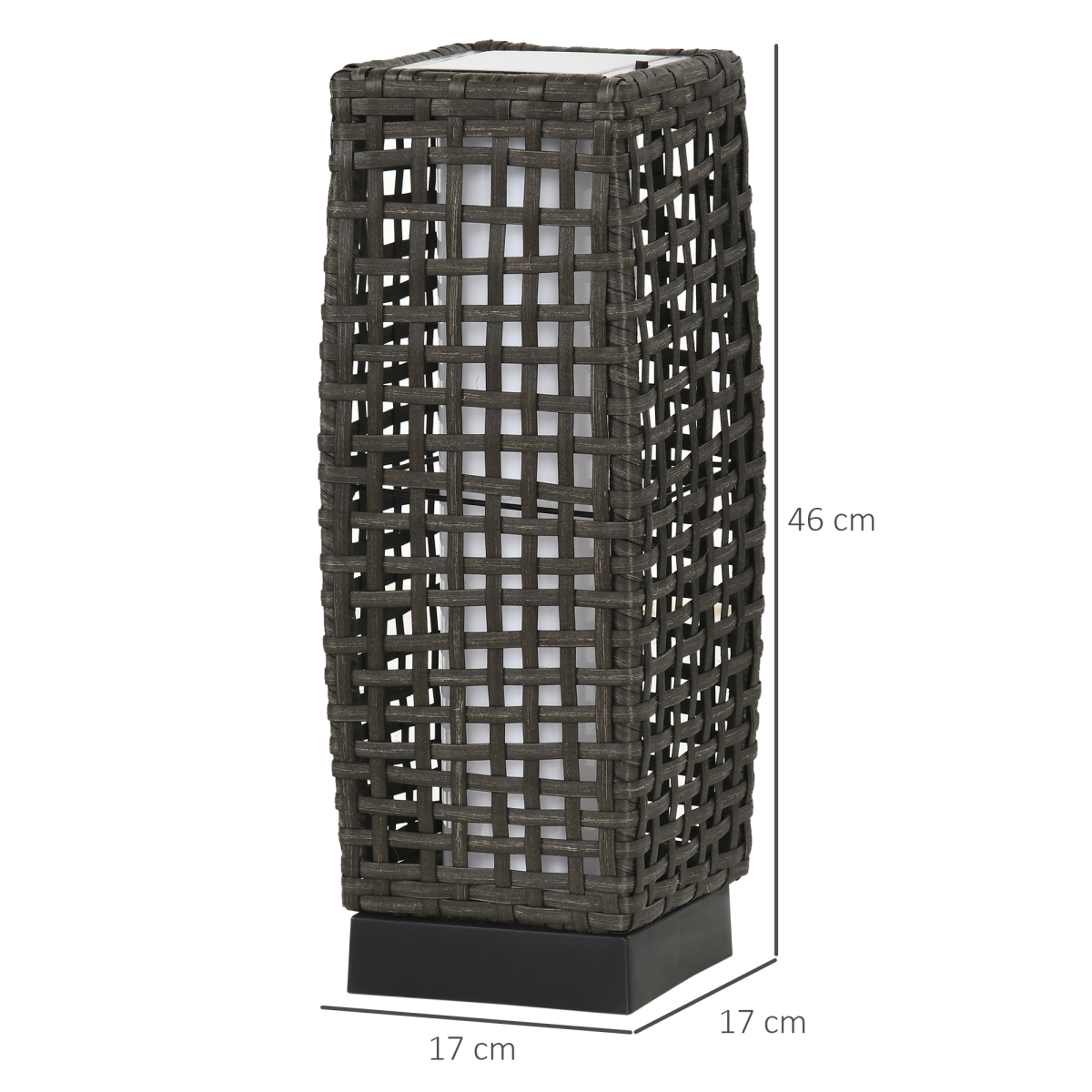 The Wrenholt Lantern — Rattan Solar Garden Light