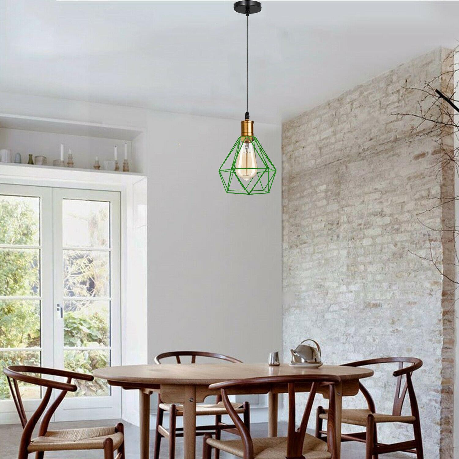The Prism Pendant — Faceted Cage, Multiple Finishes