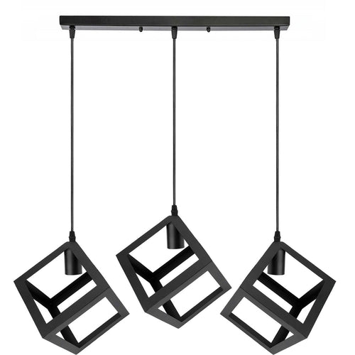 The Prismara Pendant — 3-Cluster Geometric Cube