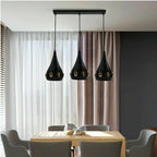 The Blackwell Pendant — 3-Head Crystal Teardrop Ceiling Light
