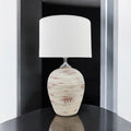 The Amara Lamp — Rustic Ceramic, Cream