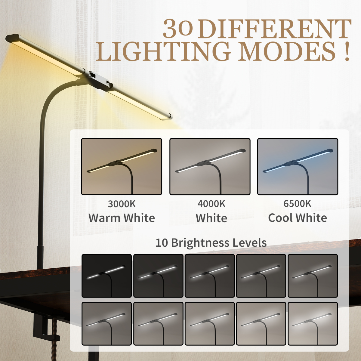 The Merrowvale — Dual-Head LED Task Lamp