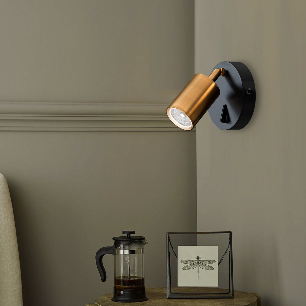 The Corvinwood Wall Light — Rotatable Spotlight