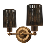 The Kentwold Wall Light — Twin Arm Brass Sconce