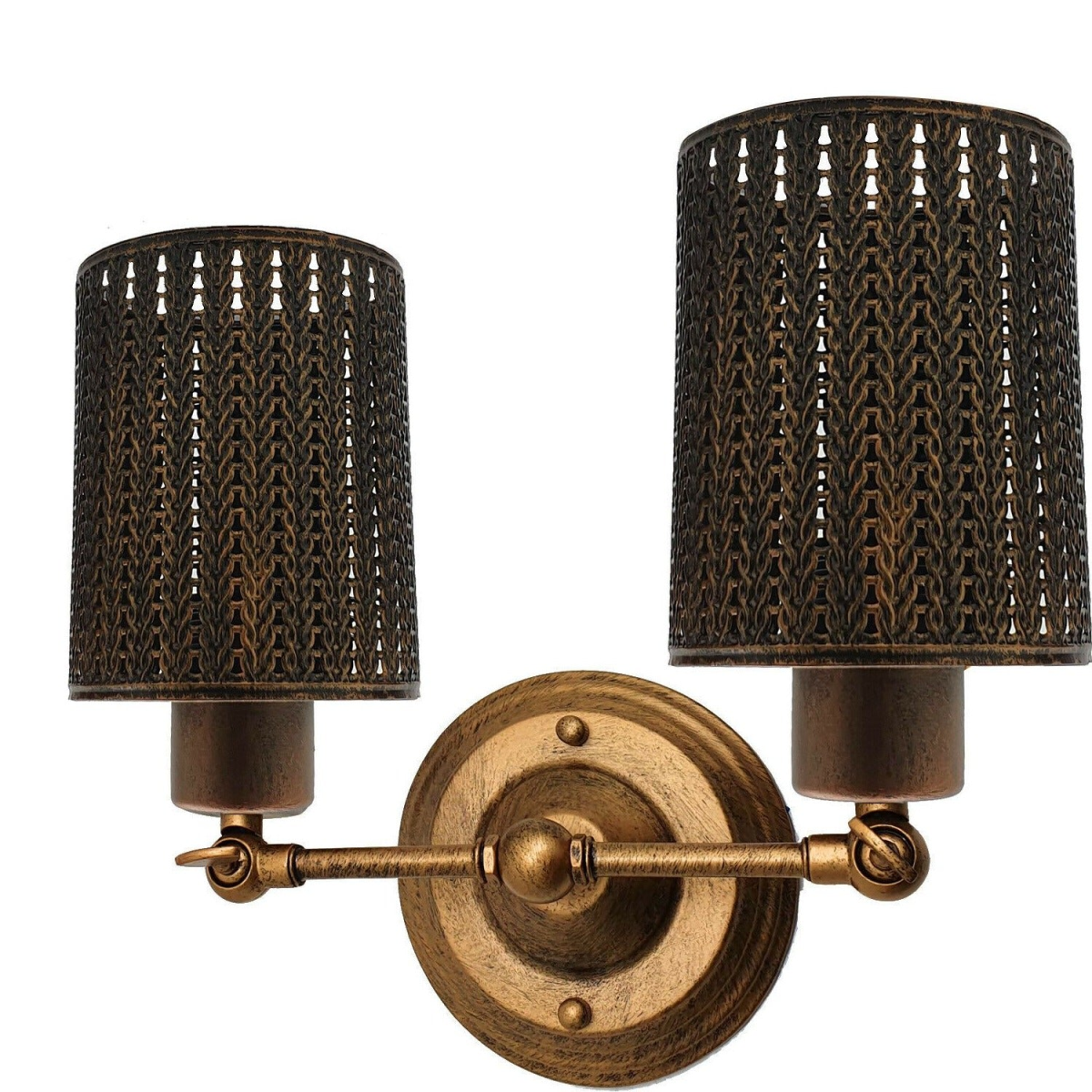 The Kentwold Wall Light — Twin Arm Brass Sconce