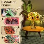 The Belmara Sunflower — Stained Glass Table Lamp