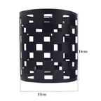 The Barleycroft Wall Light — Perforated Cage Sconce