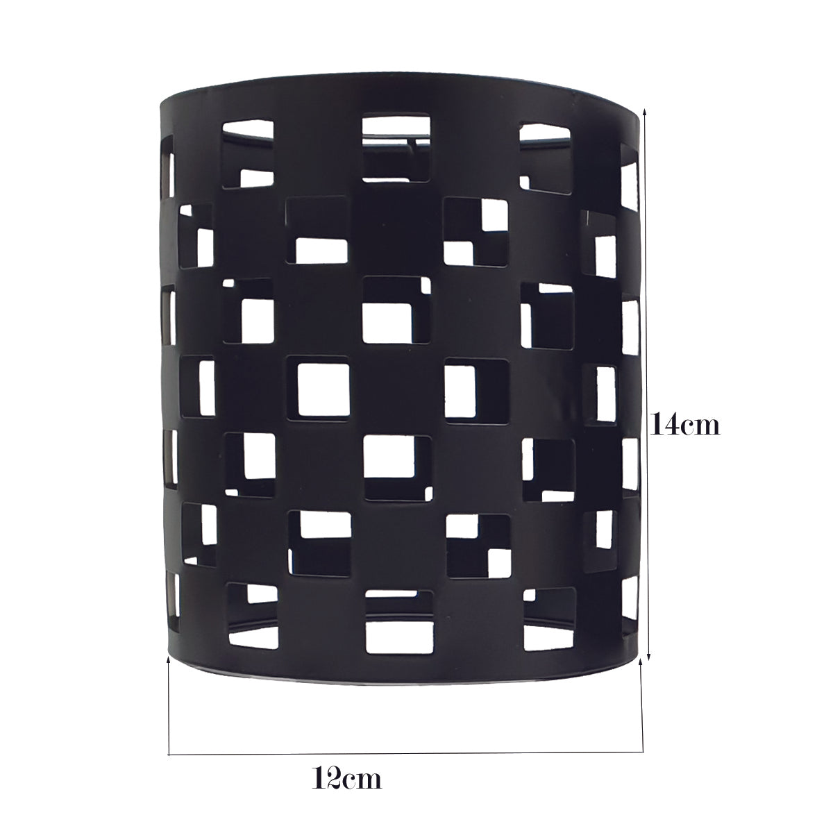 The Barleycroft Wall Light — Perforated Cage Sconce