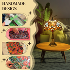 The Thistledown Table Lamp — Stained Glass