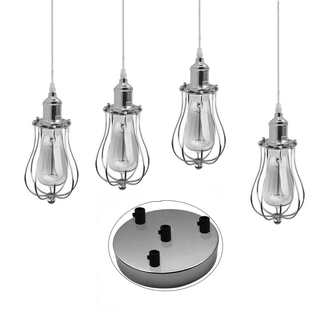 The Astoria Pendant Chandelier — 4-Light Cluster, Chrome