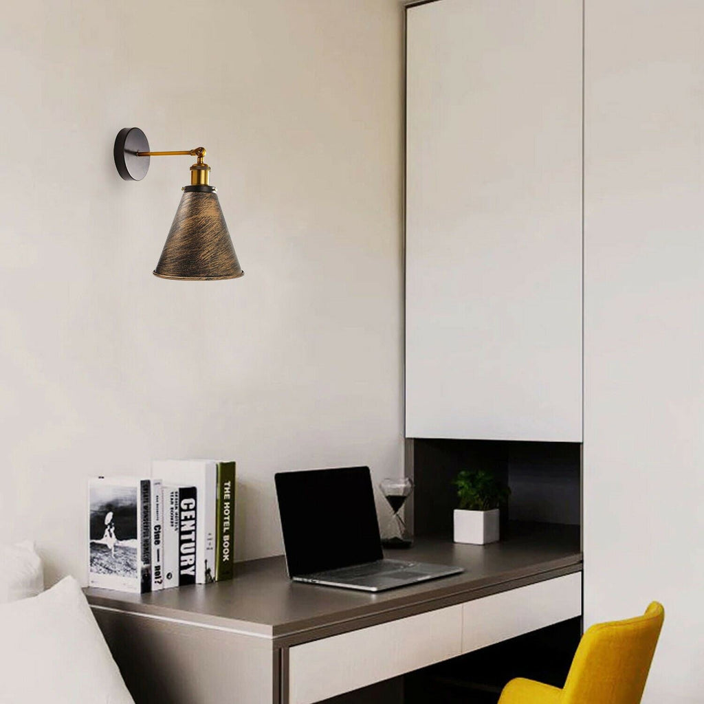 The Winterton Sconce — Adjustable Cone Wall Light