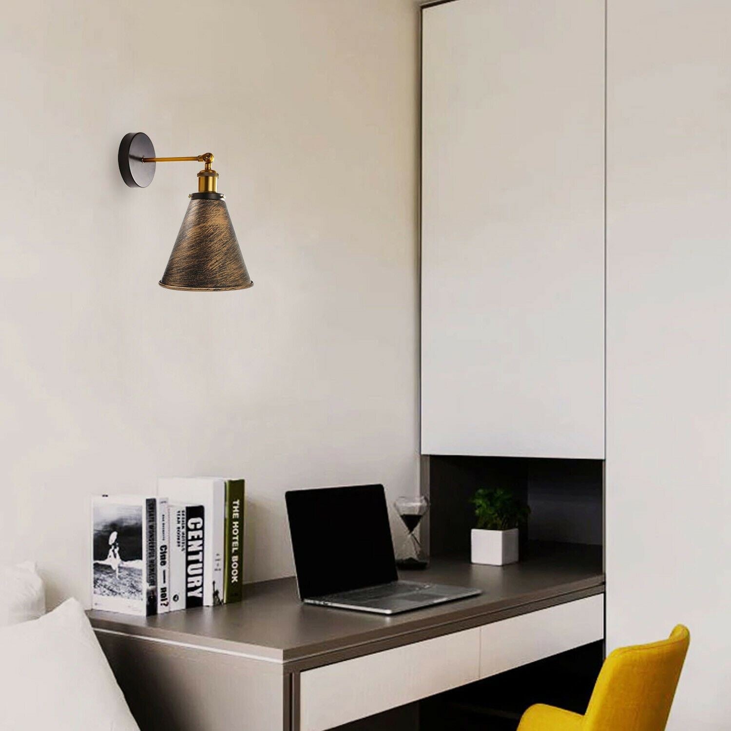 The Winterton Sconce — Adjustable Cone Wall Light