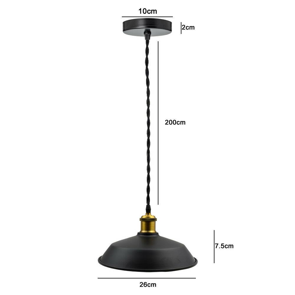 The Bellmoor Pendant — Black Barn Shade (3-Pack)
