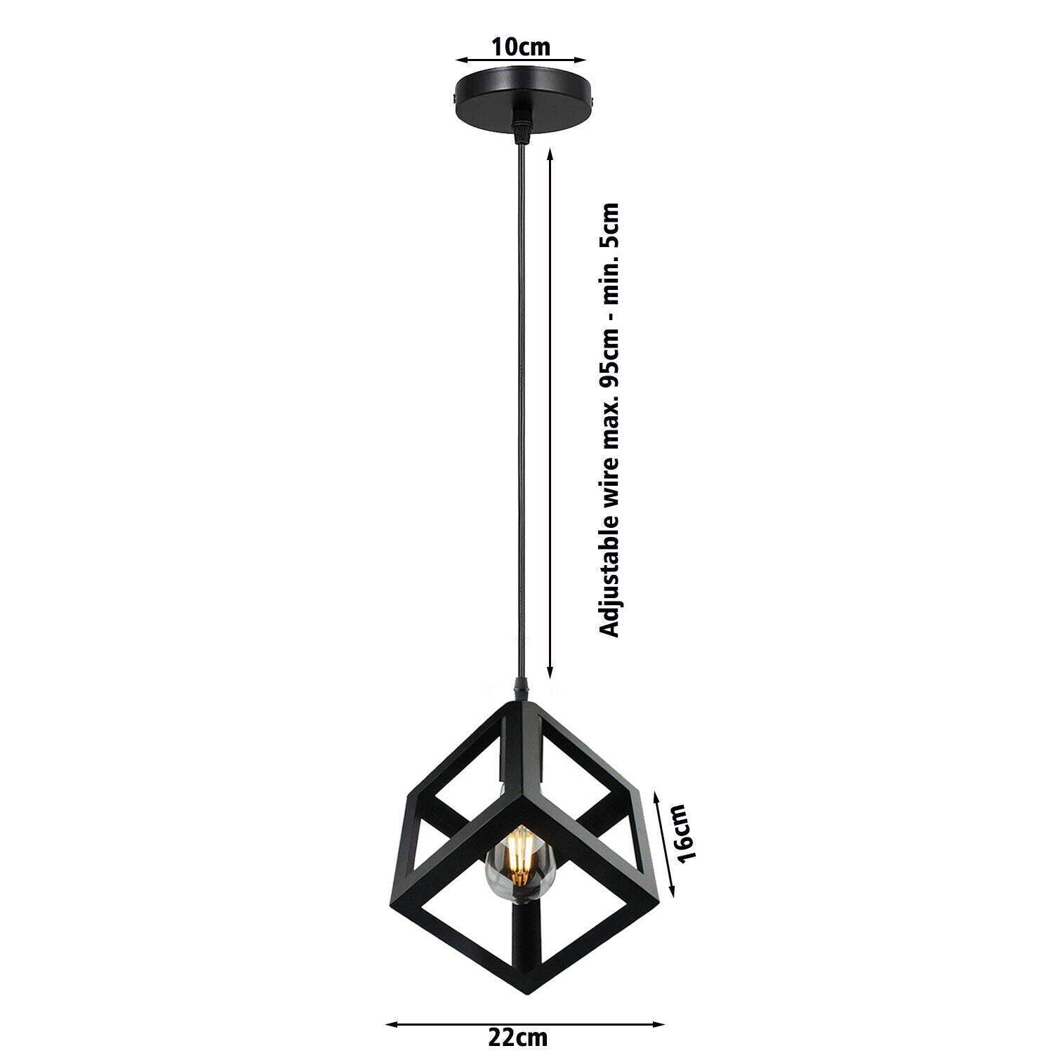 The Prismara Pendant — 3-Cluster Geometric Cube