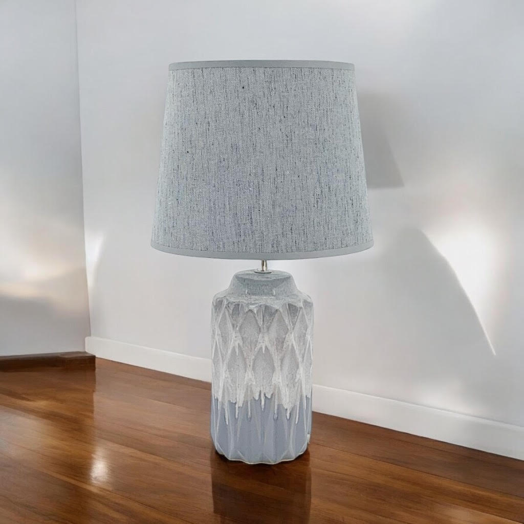 The Silvermarl — Two-Tone Ceramic Table Lamp