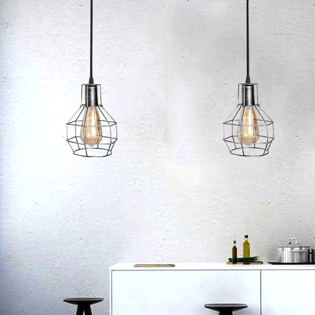 The Kelbrook Pendant — Adjustable Twin Cage Cluster