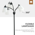 The Harlan Floor Lamp — 3-Arm Tree Standing Lamp