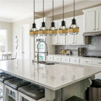 The Cordovan Pendant — 5-Head Hemp Chandelier