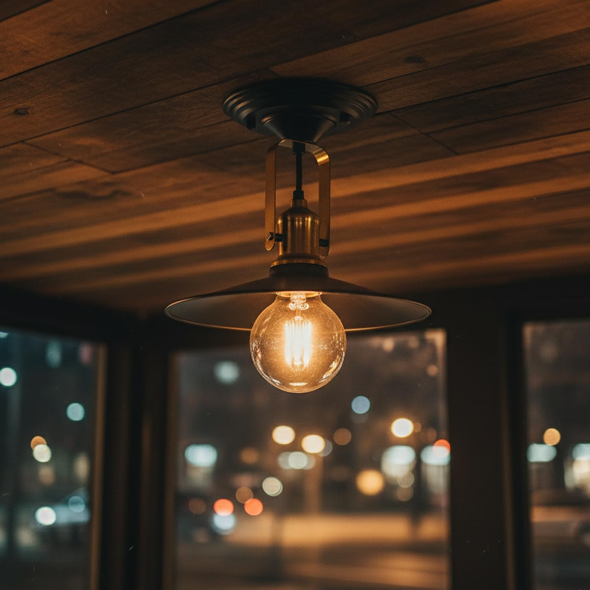 The Bramfield Dual — Flat Shade Wall & Ceiling Light