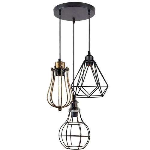 The Trellica Pendant — Triple Cage Cluster