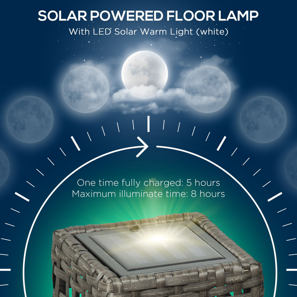 The Wrenholt Lantern — Rattan Solar Garden Light