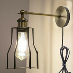 The Brindlemoor Wall Light — Adjustable Plug-In Sconce