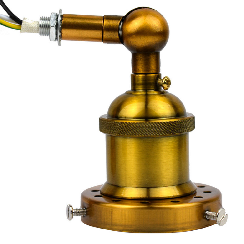 The Ellerby Sconce — Brass Edison Bulb Wall Light