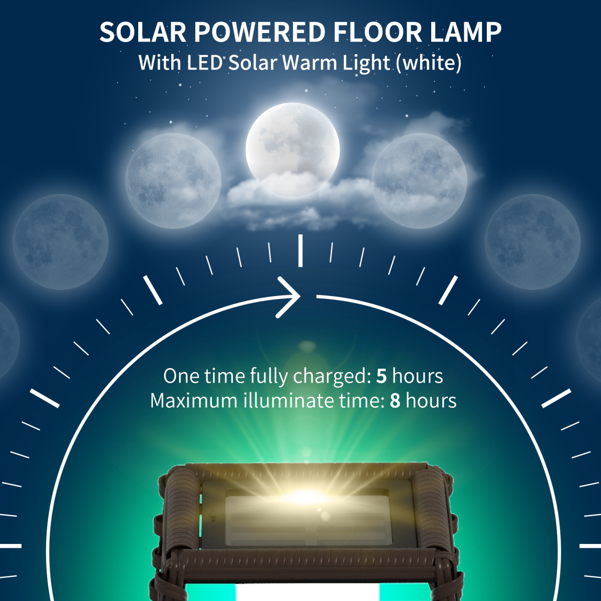 The Bramfield Lantern — Rattan Solar Garden Light
