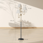 The Elysian Floor Lamp — 3-Light Golden Branch Standing Light