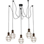 The Emberweb Pendant — 5-Arm Cage Spider
