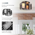 Kura ceiling light in a modern hallway, illustrating its ambient lighting and contemporary design features