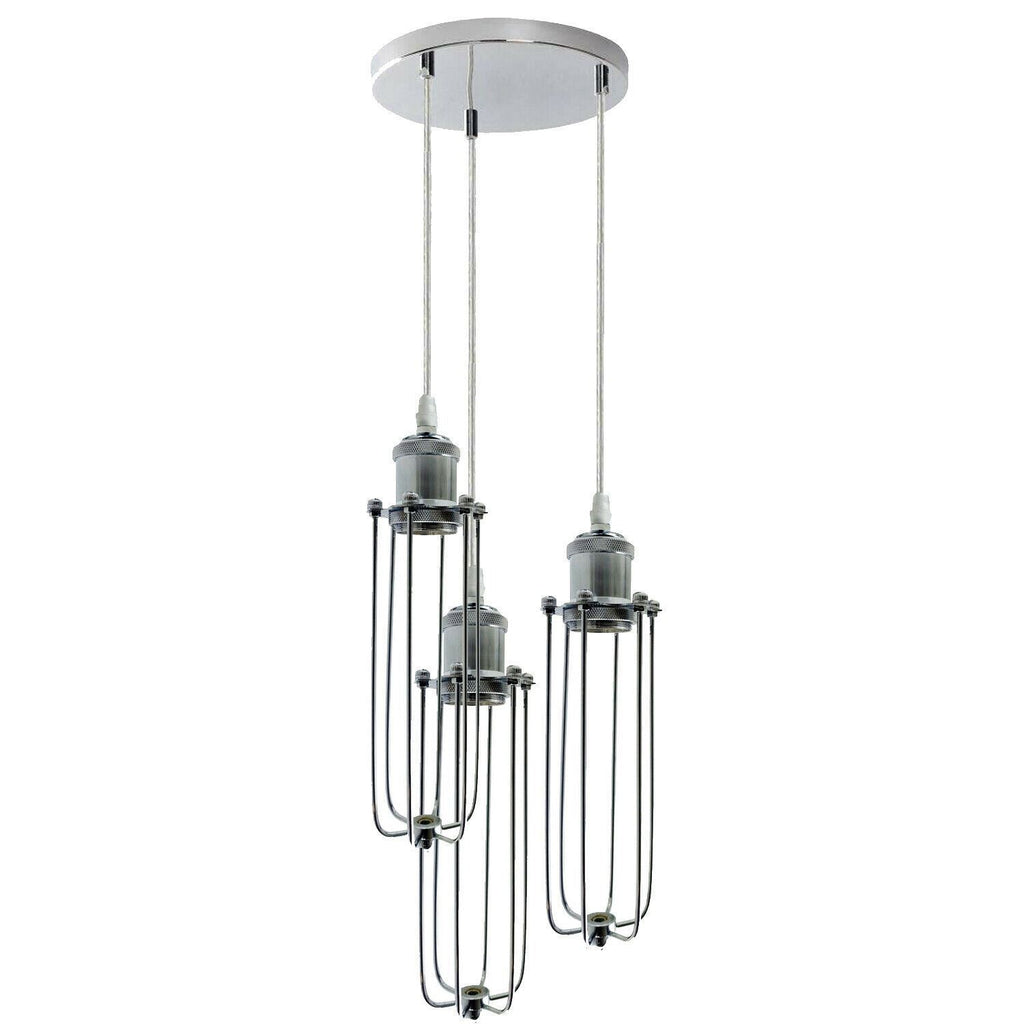 The Trinity Pendant — 3-Way Cluster, Chrome