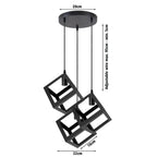 The Prismara Pendant — 3-Cluster Geometric Cube