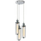 The Trinity Pendant — 3-Way Cluster, Chrome