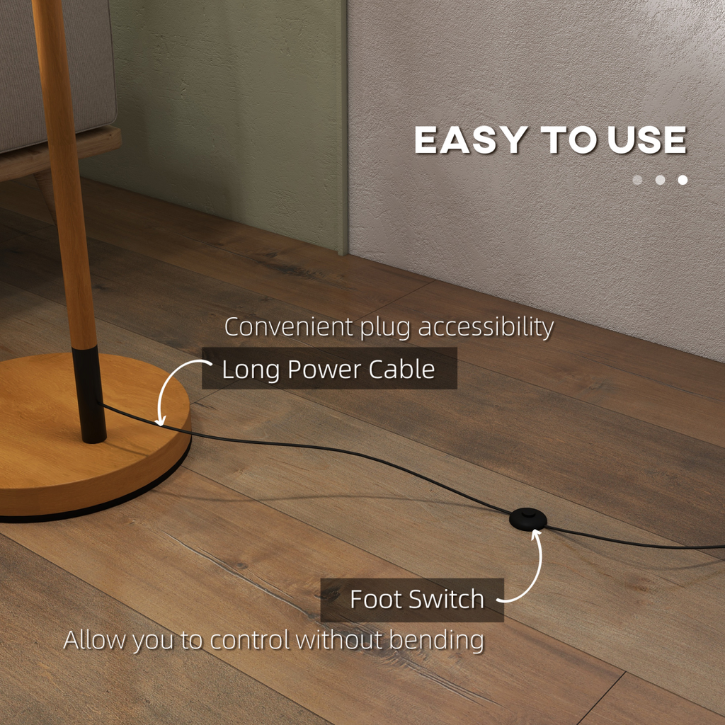 The Winslet Floor Lamp — Rotating Drum Shade Standing Lamp