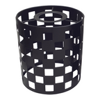 The Barleycroft Wall Light — Perforated Cage Sconce